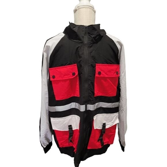 New XXL AMERICAN STITCH Colorblock Jacket - Picture 1 of 4